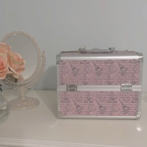 NWT pink train case